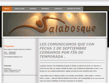 Tablet Screenshot of piscinasalabosque.com